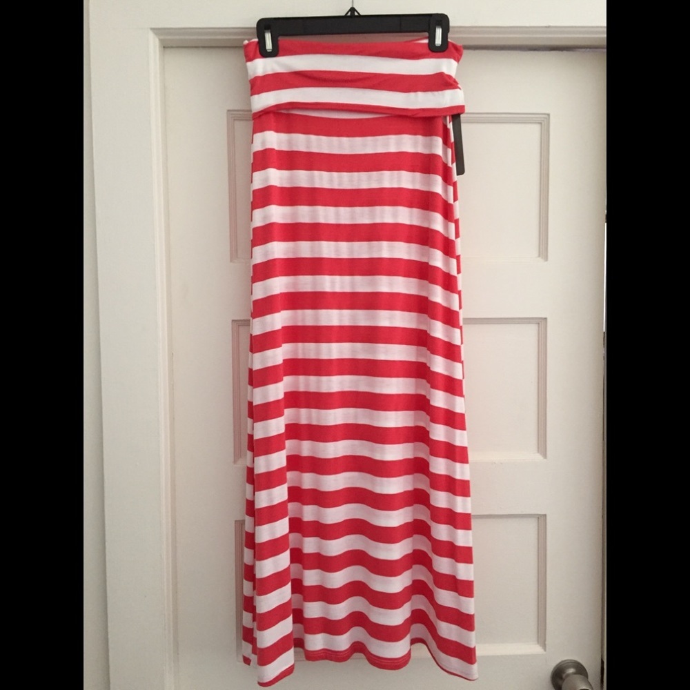 Stripe Maxi Skirt S